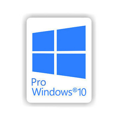 Наклейка Windows 10 Pro White Blue