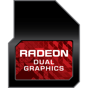 Наклейка AMD Radeon DUAL Graphics 16x13mm