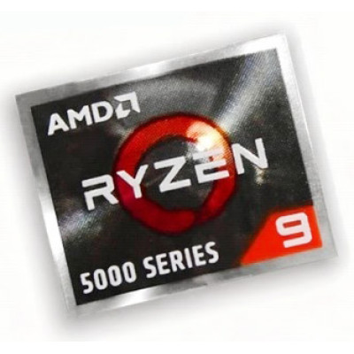 Наклейка AMD Ryzen 9 5000 Series 1,9x1,6cm