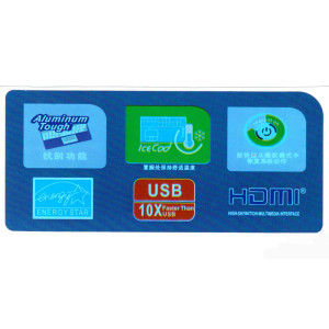 Наклейка для ноутбука Universal 90x40mm