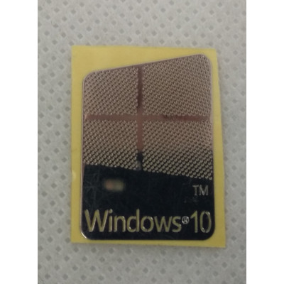 Наклейка Windows 10 Metal 1,5x2,3cm