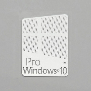 Наклейка Windows 10 Pro Metal