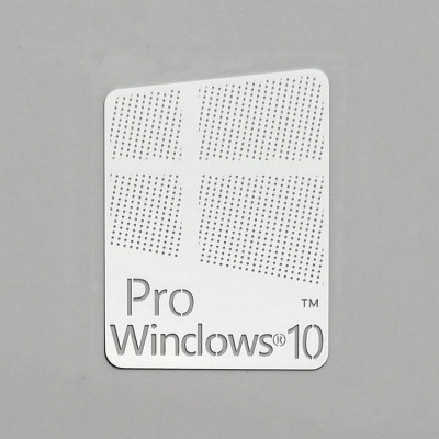 Наклейка Windows 10 Pro Metal