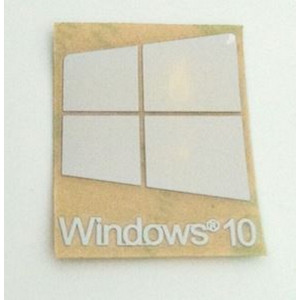 Наклейка Windows 10 logo Silver metal 2.5x2cm