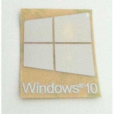 Наклейка Windows 10 logo Silver metal 2.5x2cm