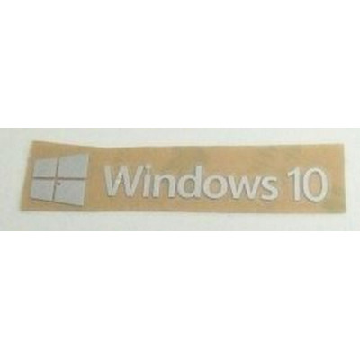 Наклейка Windows 10 Silver metal 5x1cm