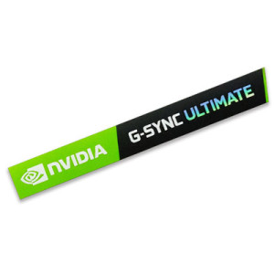 Наклейка nVIDIA G-SYNC Ultimate 80x10mm