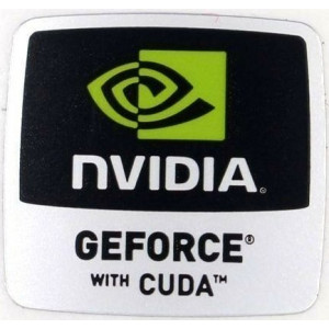 Наклейка NVIDIA GEFORCE with CUDA