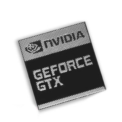 Наклейка NVIDIA GeForce GTX 17x18mm metal
