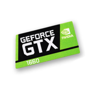 Наклейка NVIDIA GeForce GTX 1660 24x12mm