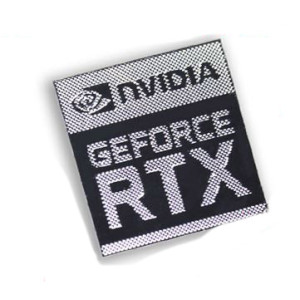 Наклейка NVIDIA GeForce RTX 17x18mm metal
