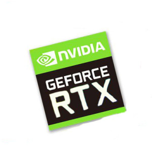 Наклейка NVIDIA GeForce RTX 17x18mm