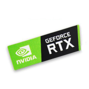 Наклейка NVIDIA GeForce RTX 35x12mm