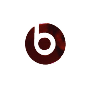 Наклейка Beats Audio Logo Red (big)