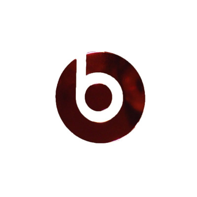 Наклейка Beats Audio 3cm Red