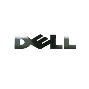 Наклейка Dell Logo Metal 3x0,9см