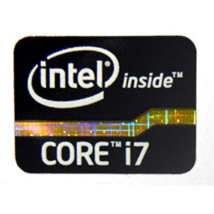 Наклейка Intel Core i7 2x1,5cm Black