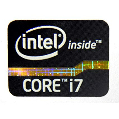 Наклейка Intel Core i7 2x1,5cm Black