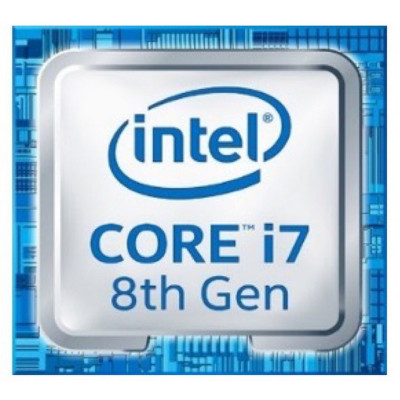Наклейка Intel Core i7 8-го покоління blue