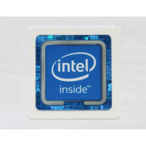 Наклейка Intel Inside blue new 1,8x1,8