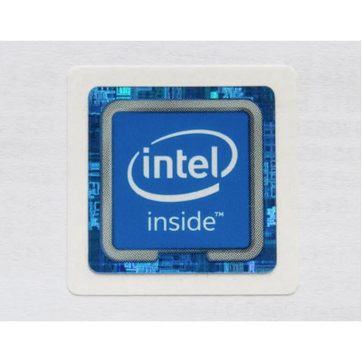 Наклейка Intel Inside blue new 1,8x1,8