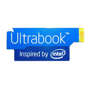 Наклейка Intel ULTRABOOK Blue