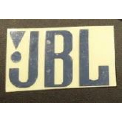 Наклейка JBL logo metal chrome 3x1,4cm