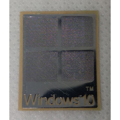 Наклейка Windows 10 Metal 1,7x2,2cm