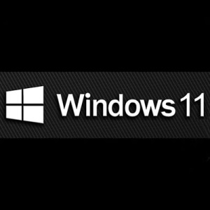 Наклейка Windows 11 Silver metal 3x0,6cm