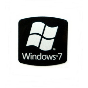 Наклейка Windows 7 Black