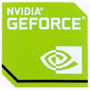 Наклейка NVIDIA GeForce Green
