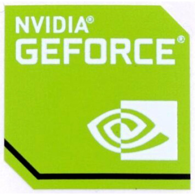 Наклейка NVIDIA GeForce Green