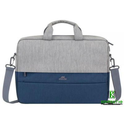 Cумка для ноутбука 15.6" RIVACASE Prater 7532 Grey/DarkBlue