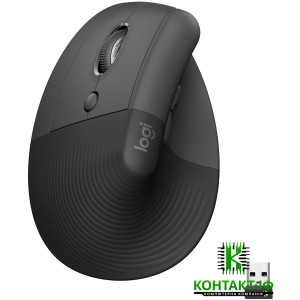 Мишка безпровідна Logitech Lift Left Vertical Ergonomic Wireless/Bluetooth (Graphite) 910-006474