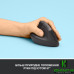 Мишка безпровідна Logitech Lift Left Vertical Ergonomic Wireless/Bluetooth (Graphite) 910-006474