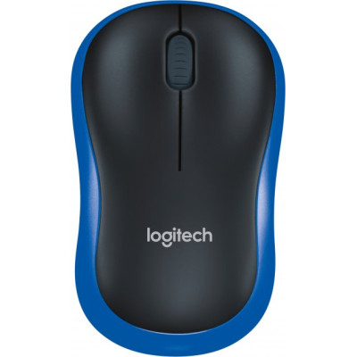 Мишка Logitech M185 Wireless Black/Blue