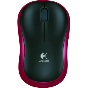Мишка Logitech M185 Wireless Black/Red