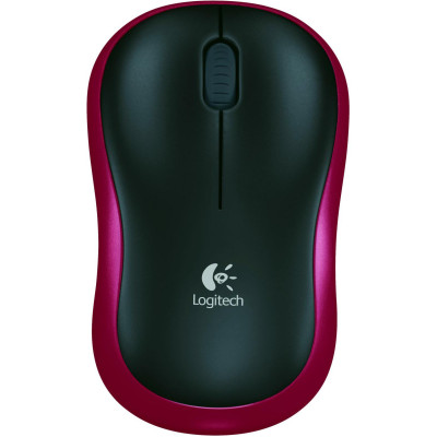 Мишка Logitech M185 Wireless Black/Red