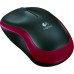 Мишка Logitech M185 Wireless Black/Red