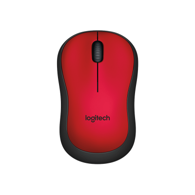 Мишка Logitech M220 Silent Wireless Black/Red