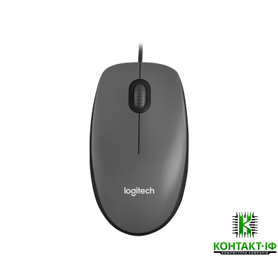 Мишка Logitech M100 USB Grey/Gray (910-005003)