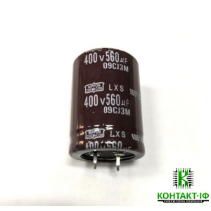 Конденсатор 400v 560uF 40x30 +105°C Nippon Chemi-con (09СJ3M)