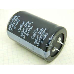 Конденсатор 680uF 400V +105°C електролітичний CapXon