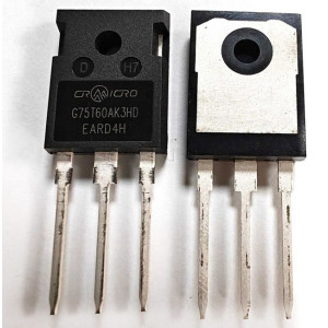 Транзистор G75T60AK3HD, CRG75T60AK3HD (заміна для G75T60AK3SD, CRG75T60AK3SD)