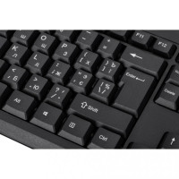 Комплект дротовий (клавіатура+мишка) 2E MK401 USB Black (2E-MK401UB)