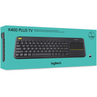 Клавіатура бездротова Logitech K400 Plus Black