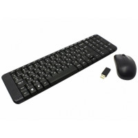 Комплект бездротовий Logitech Wireless Combo MK220 RU Black