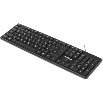 Клавіатура дротова Defender Element HB-520 USB чорна