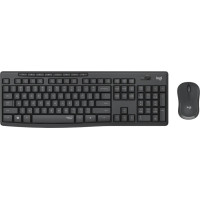 Комплект бездротовий Logitech Silent Wireless Combo MK295 Black (клавіатура+мишка)