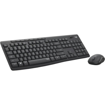 Комплект бездротовий Logitech Silent Wireless Combo MK295 Black (клавіатура+мишка)
